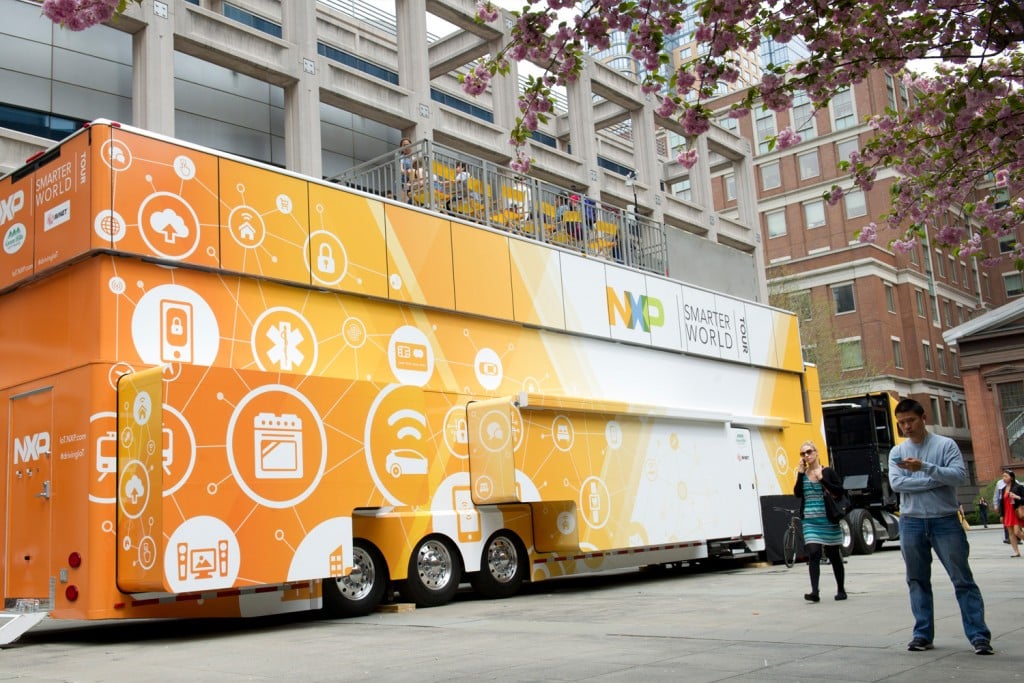 NXP’s Smarter World Tour rolling exhibit brings the Internet of Things to life, with more than 170 demos to test drive.