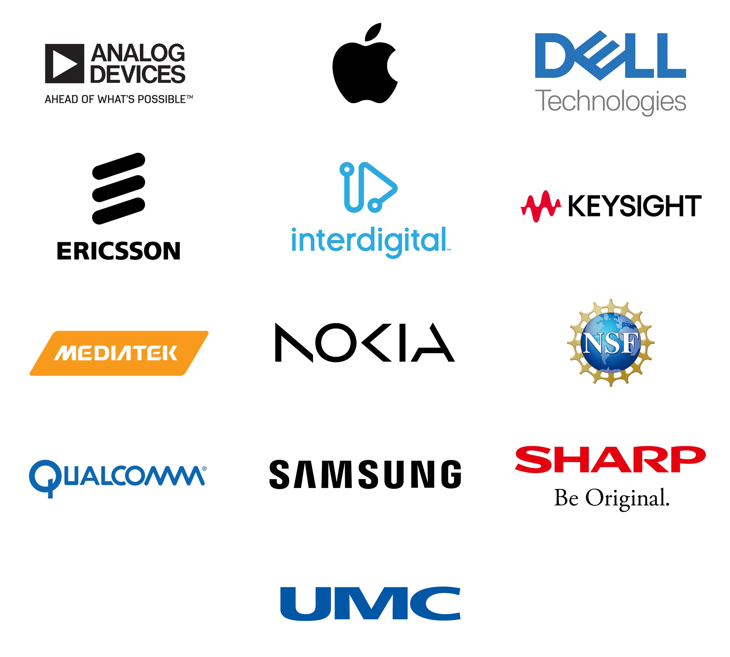 NYU Wireless Industrial Affiliates Logos